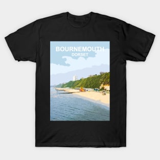 Bournemouth Dorset. Travel poster. Gift. T-Shirt